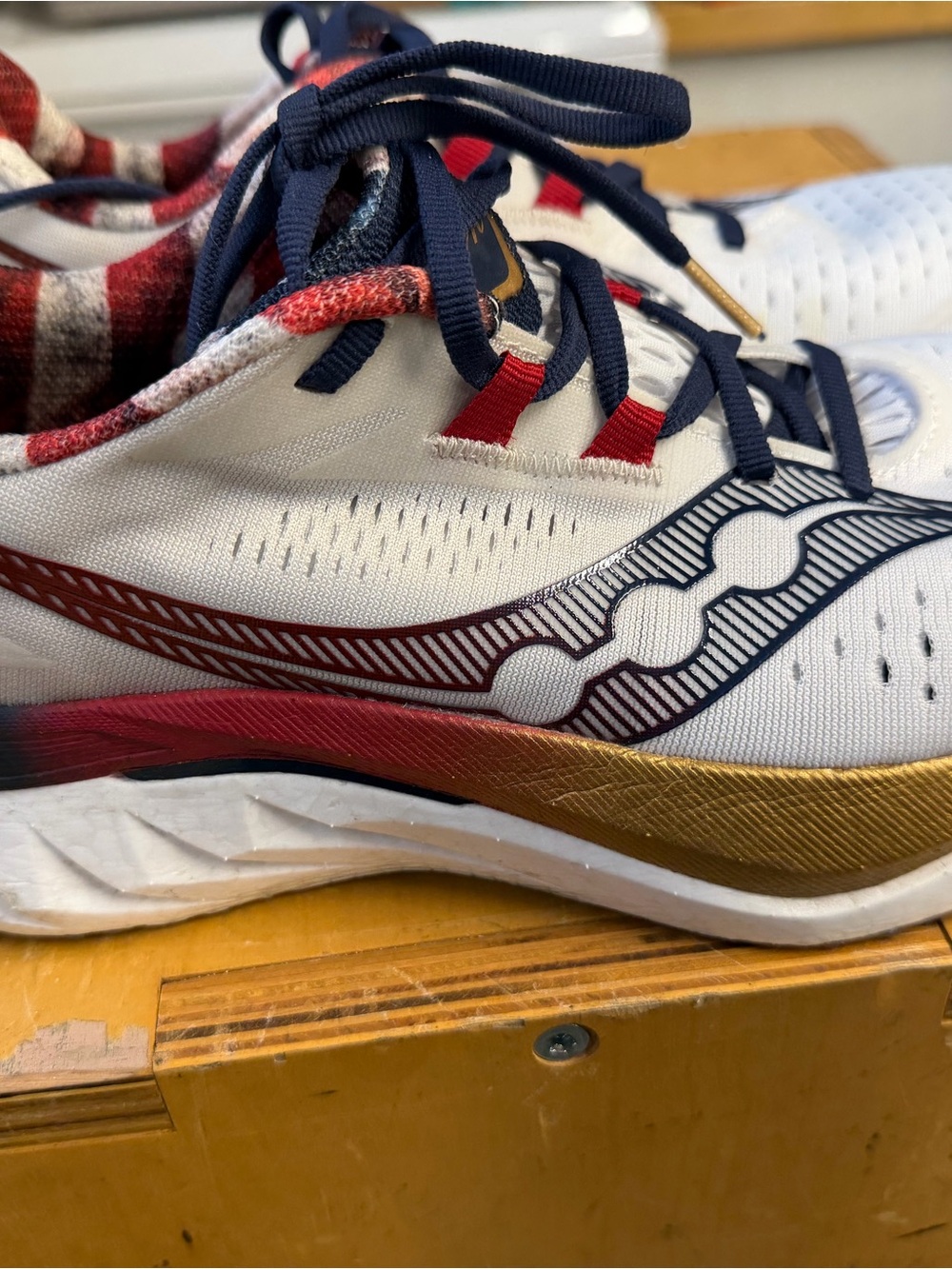 Saucony Endorphin Speed Limited Edition Boston White Running Shoes